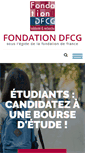 Mobile Screenshot of fondationdfcg.org